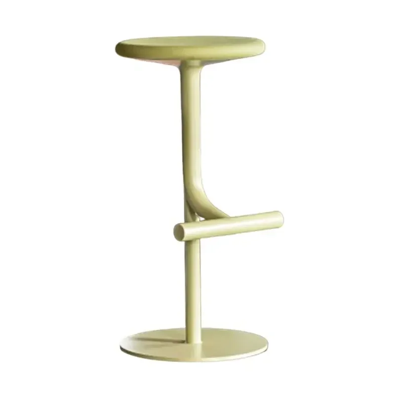 

European Round Bar Chair Low Waterproof Counter Dining Chairs Kitchen Metal Vintage Taburetes Cocinas