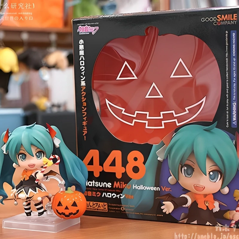 

Original Stock Gsc Good Smile Nendoroid 448 Hatsune Miku Vocaloid Halloween Ver Action Figure Collectible Model Toys Gift