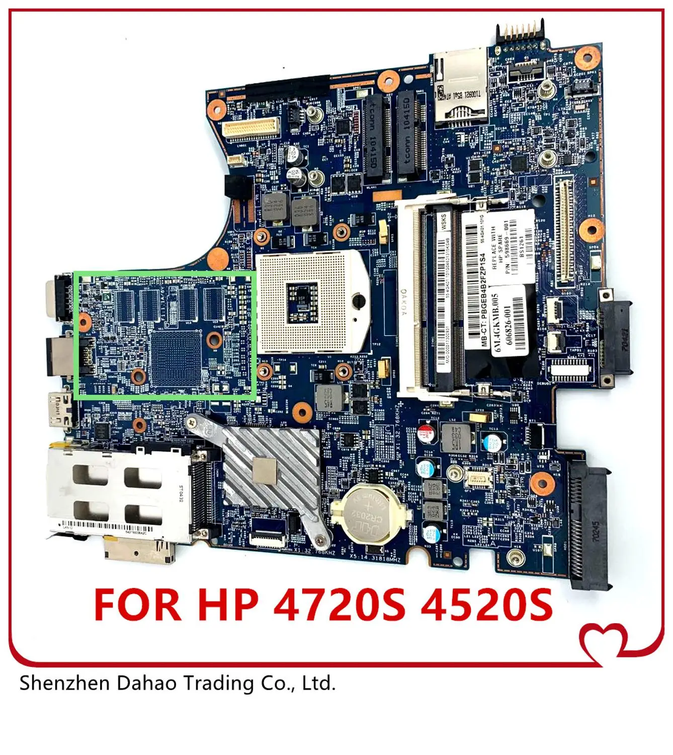 

Материнская плата для ноутбука HP 4520S 4720S 598667-001 598669-001, материнская плата 48,4gk06. 041, бесплатный ЦПУ I3, все функции полностью протестированы