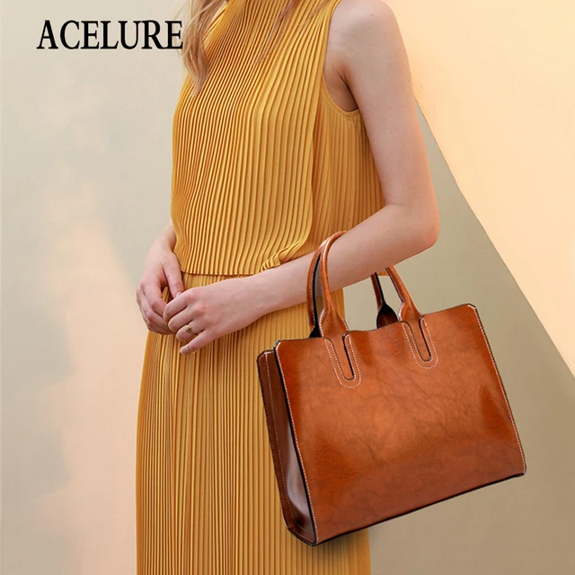 ACELURE Women Shoulder Bag Female Causal Totes for Daily Shopping All-Purpose High Quality Dames Handbag Leather Bags for Women 6