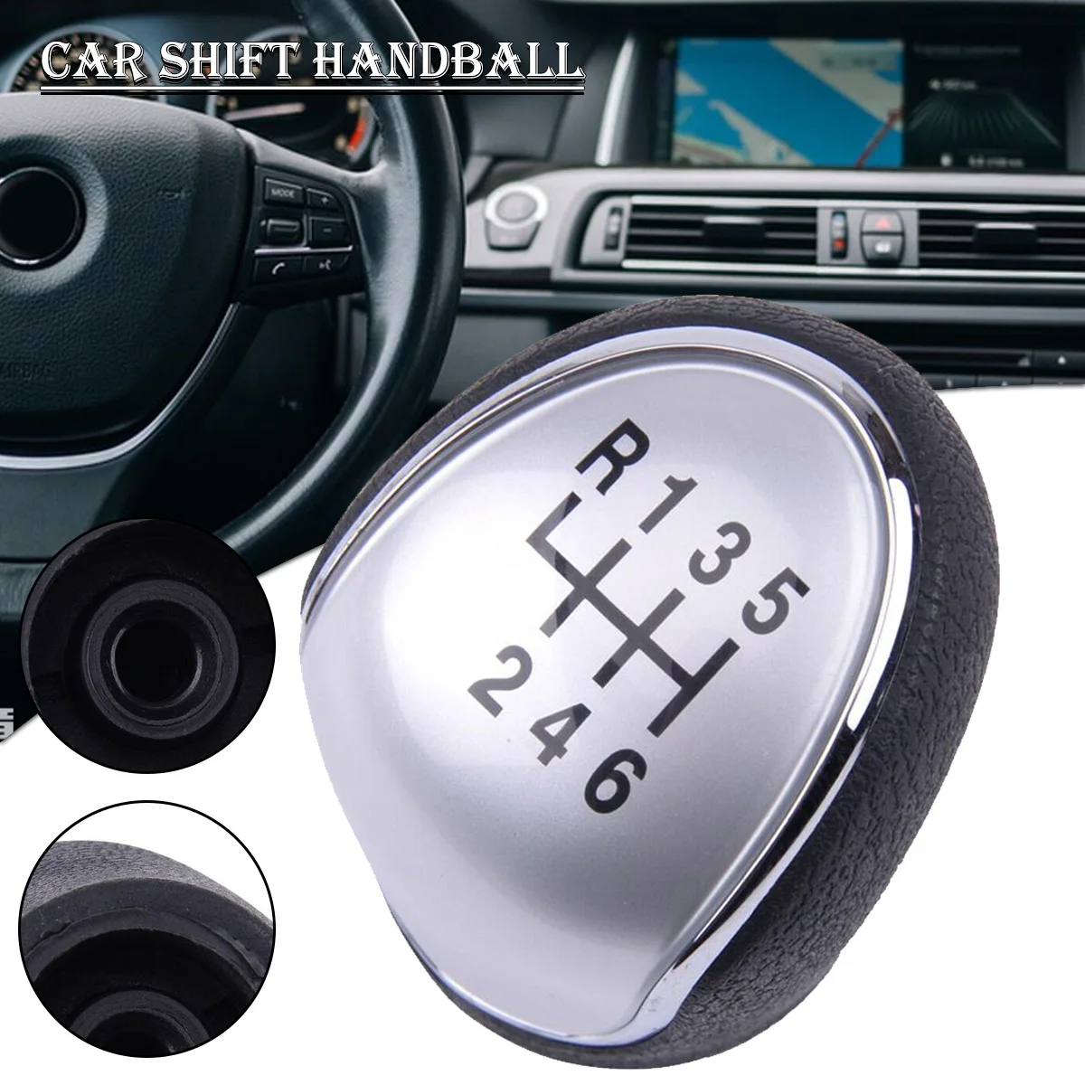 

6 Speed Gear Shift Knob Car Auto Manual Shifter Lever Stick Head Handball For Hyundai IX35 2010 2011 2012 2013 2014 2015 2016