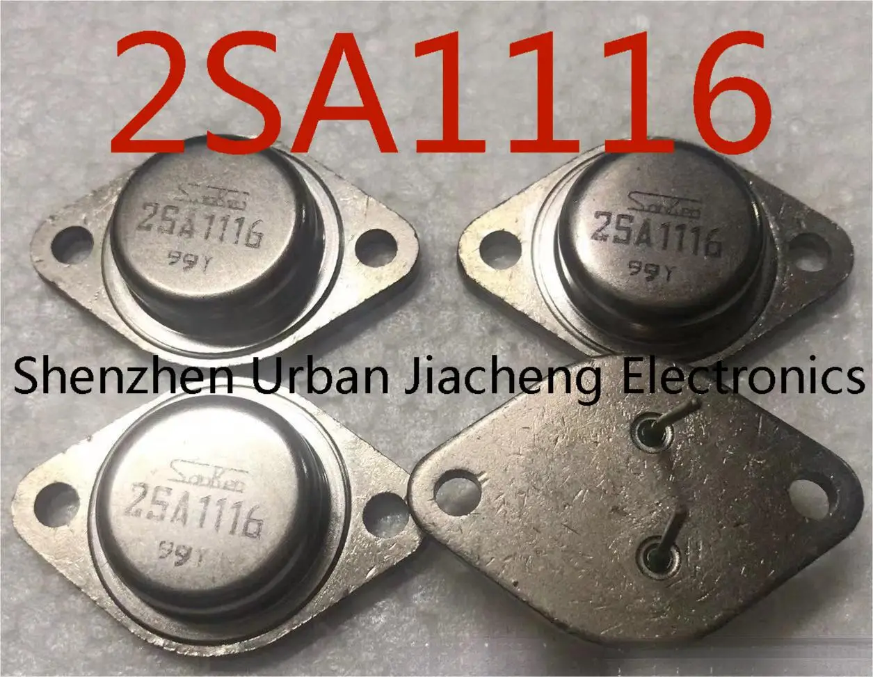 1 Pz/Lotto 2 Sa1116 A1116 To-3 200 V15A Transistor Di Potenza Pnp In Silicone Nuovo Di Zecca Originale Spot Gold Assembly Spedizione Gratuita