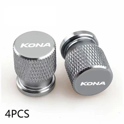 Deluxe Car Wheel Tire Valve Caps - Airdust & Waterproof Protection (Titanium)