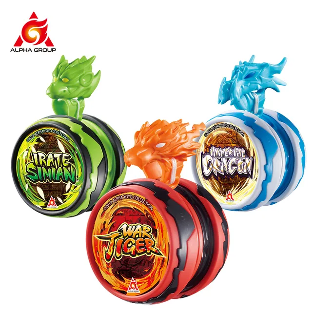 Blazing Team Beast Warrior Series Magic YoYo Polyester String Funny Professional Kids Toys For Boys Children Gifts yo-yo 1