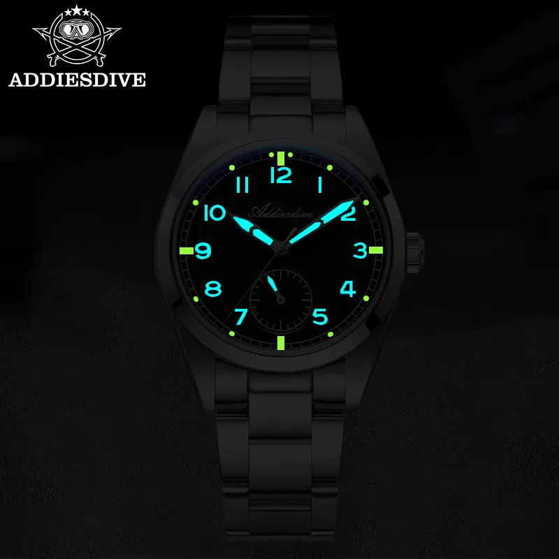 Orologio Uomo ADDIESDIVE Al Quarzo AD2099 – Cassa 46mm, Acciaio 316L, Luminoso C3 BGW9, Impermeabile 100m