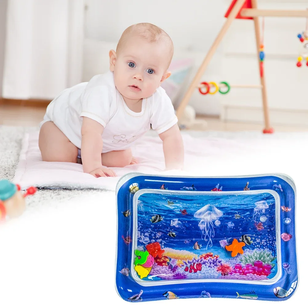 Baby Play Mat Baby Water Play Mat Inflatable Toys Thicken PVC Children's Mat Playmat Toddler Activity Play Center Water for Baby Kids Toys