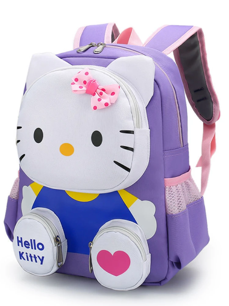 Cartoon Hello Kitty Bag Kindergarten Boys and Girls Baby's School Bag Hello Kitty Cute Cartoon Bag