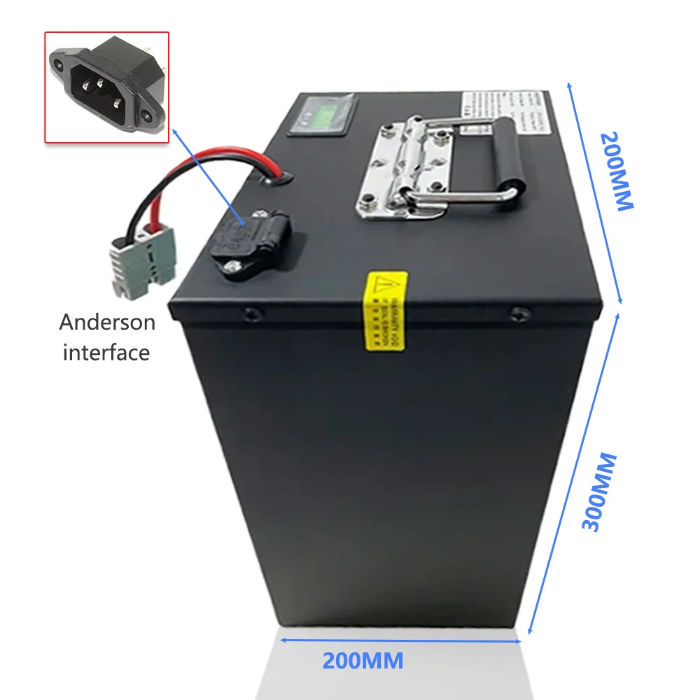 20S2P 60V 40AH LifePO4 Sufficient capacity  Battery  Built in 60A BMS Lithium Battery For Electric motorcycle Electric tricycle 2