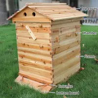 7PCS Auto Seeping Honey Bee Hives Beehive Frames +Cedarwood Beekeeping Brood Box 3