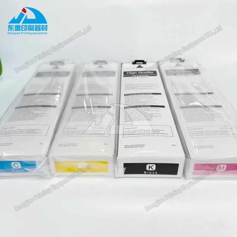 고품질 CKMY 잉크 카트리지 칩 포함 사이온 마겐라 블랙 옐로우 그레이 리소 컴컬러 1000ML 잉크젯 프린팅 기계 부품