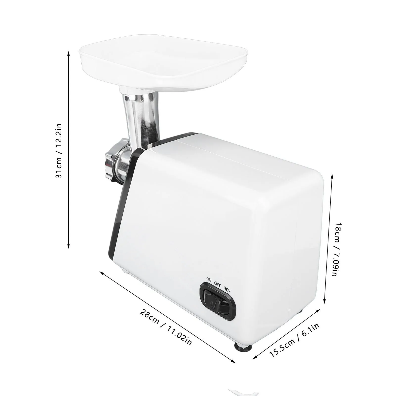 2500W Electric Meat Grinder Multifunction Detachable Sausage Stuffer Maker Food Grinder for Kitchen Home Use 5