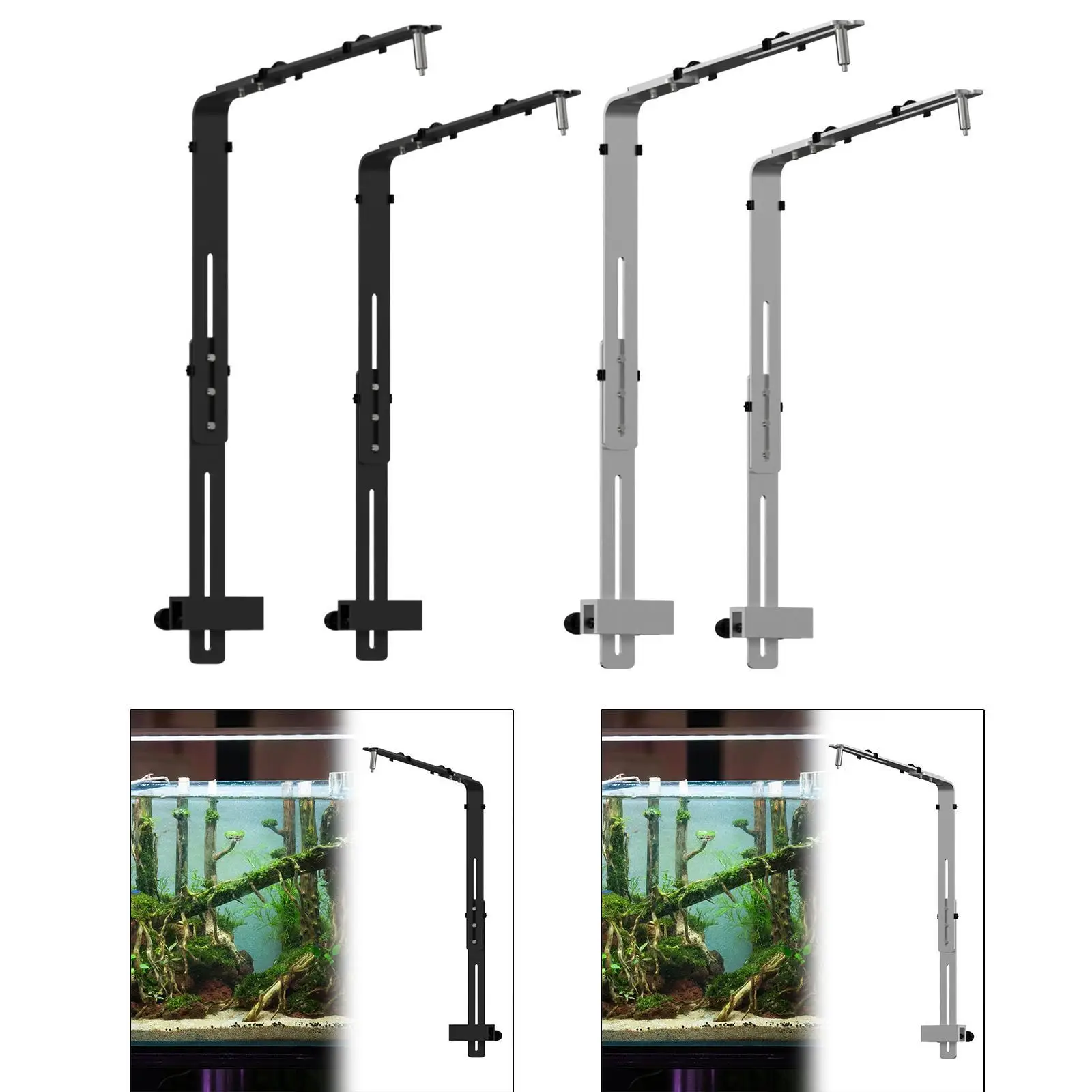 Fish Tank Light Bracket Adjustable Lamp Bracket Sturdy Fish Tank Lamp Holder