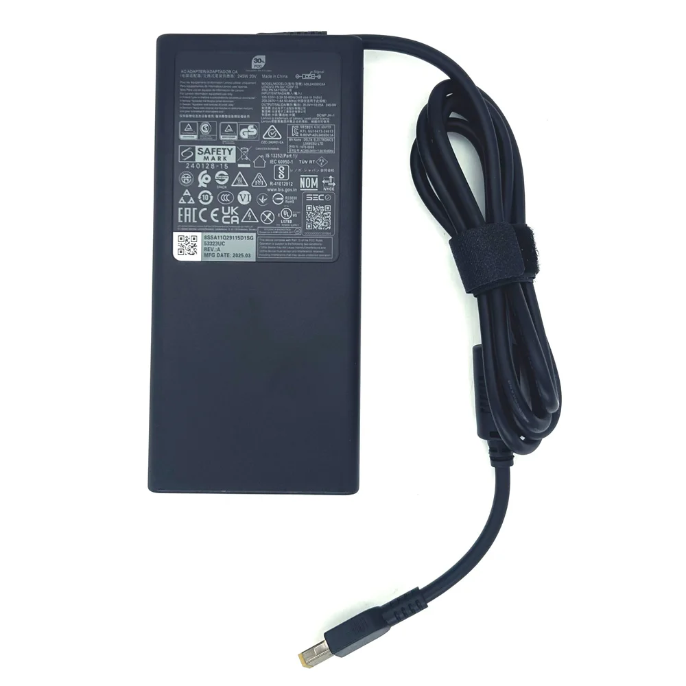 레노버 리전 프로 5 16IAX10 83F3 LOQ 15AHP10 83JG 15IRX10 83JE용 슬림 245W AC 어댑터, 노트북 충전기