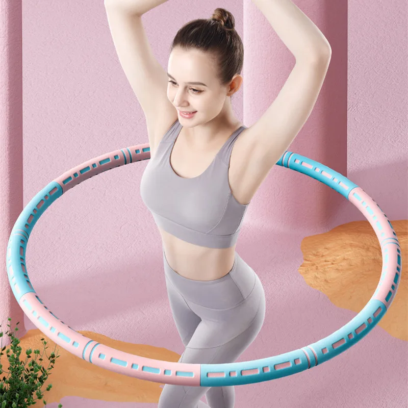 Removable Fitness Hoop Massage Foam Adult Weight Loss Training Equipment Hula Circle