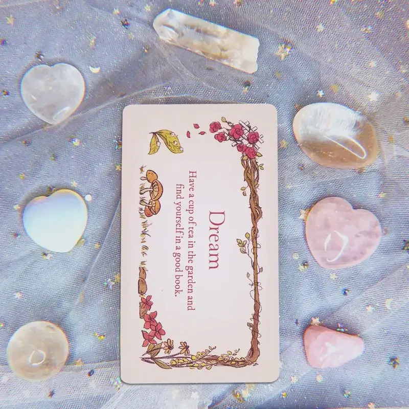 Oracle Cards Classic Secret Garden Games 40Pcs Tarot Cards English Family Gathering Game Card for Gathering Party 5