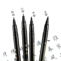 Brush Lettering Pens Set Black Ink Refillable Calligraphy Pen Markers Art Writing Markers Office School Supplies Stationery 2