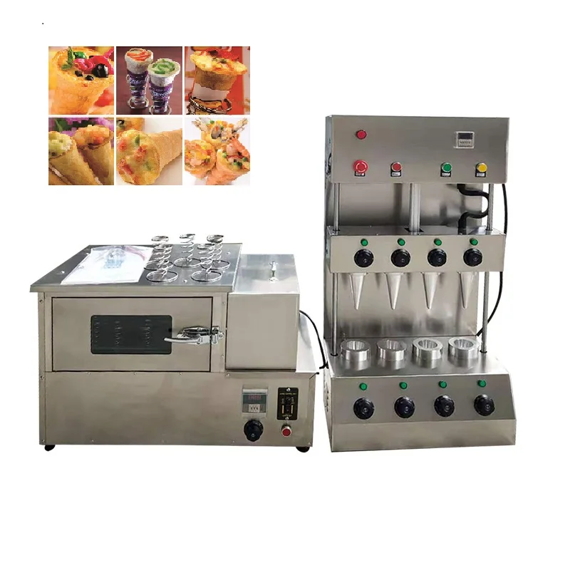 pizza cone making machine for hot sale