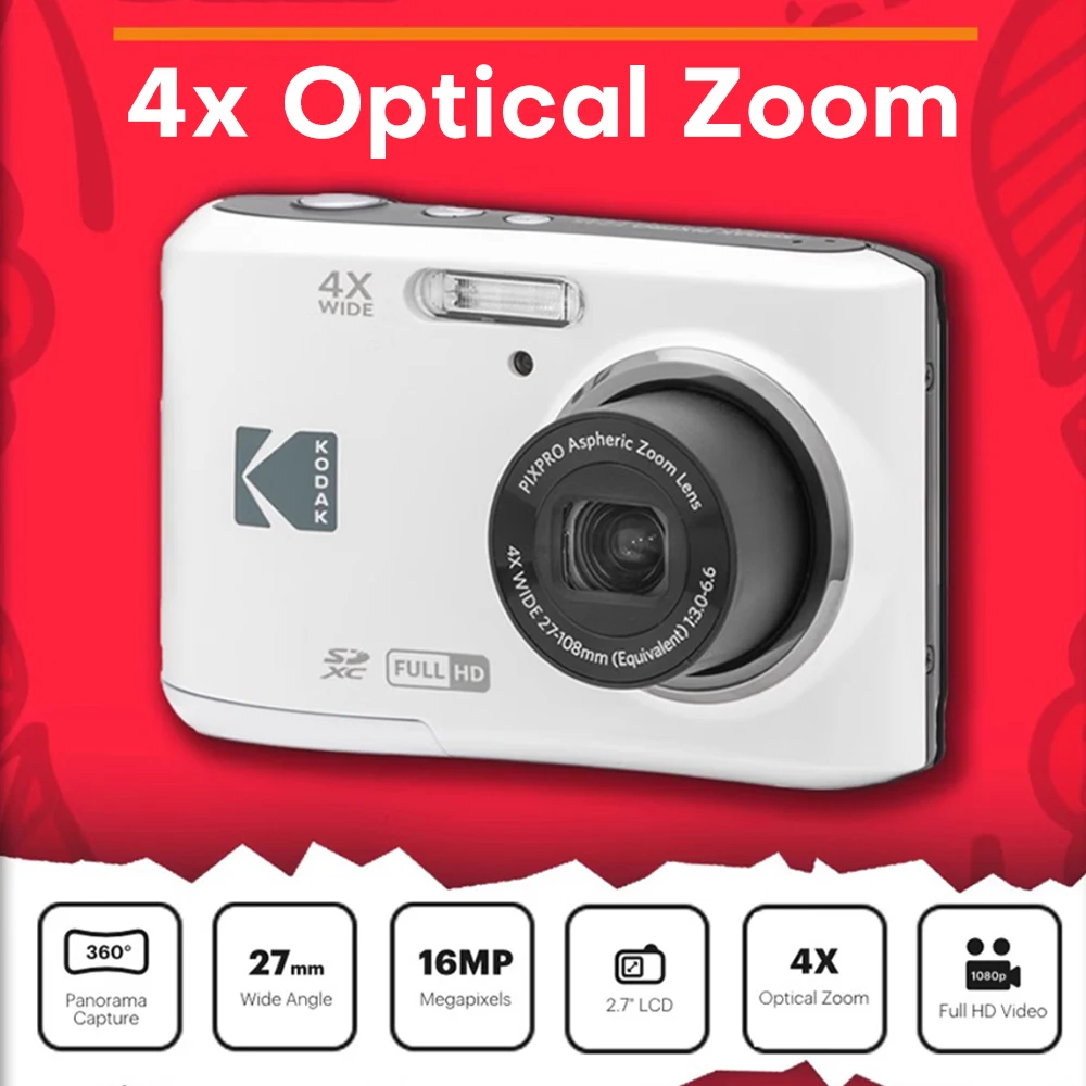 Kodak Pixpro FZ45 Fotocamere digitali Zoom Fotocamera digitale Zoom ottico da 16 MP Video Full HD, video HDR - immagine 4