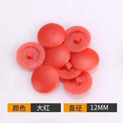 100-Pack Protective Plastic Screw Caps for Furniture and Exterior Decor