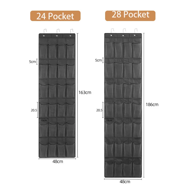 24/28 Grid Simple Door Shoe Rack Wall-mounted Doorway Slippers Home Indoor Paste Storage Hanging Door Shoe Rack wall mounted organizer shoe organizer shoe hanging rack