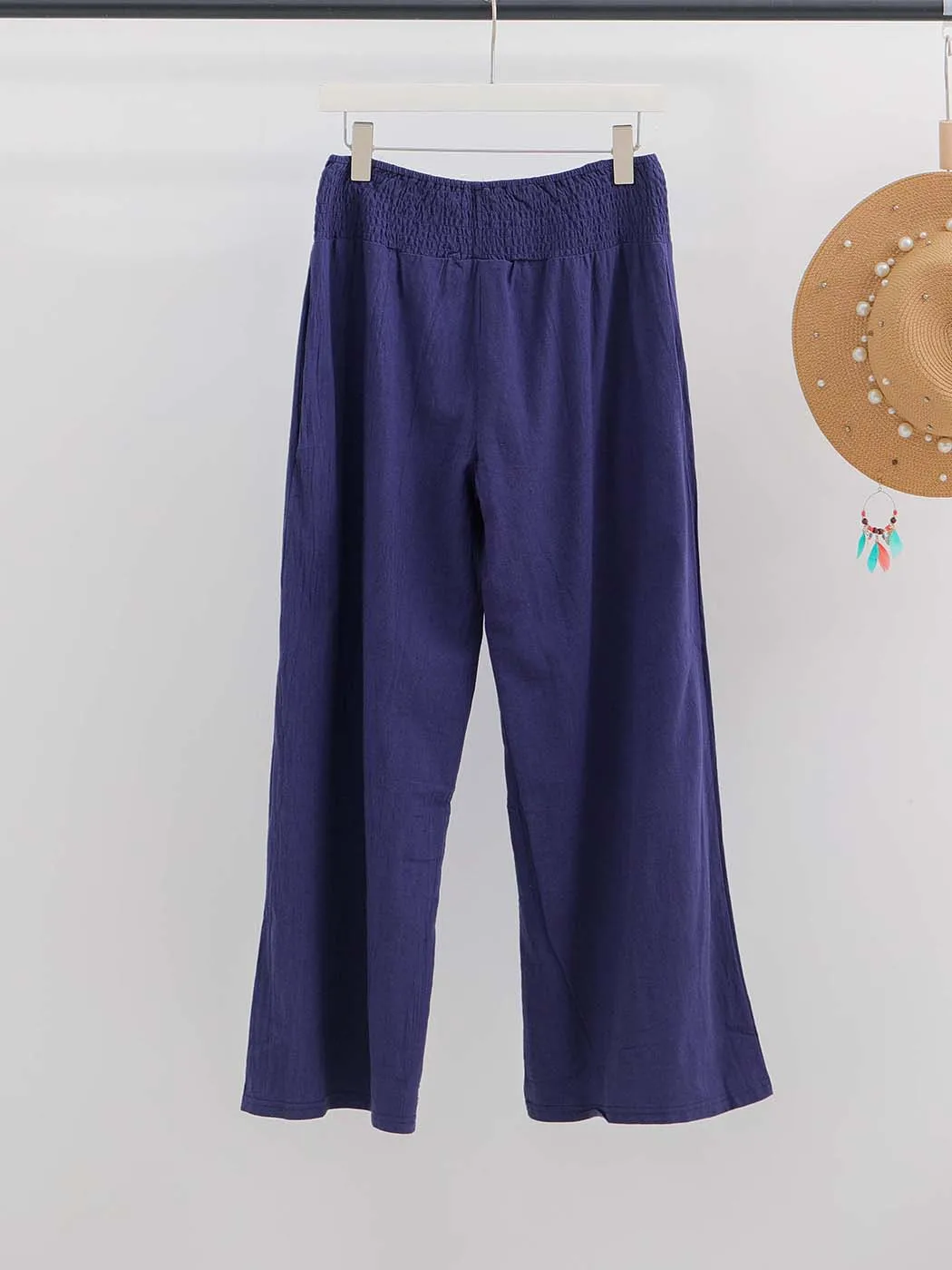 Simple Wide-Leg Casual Loose Pants