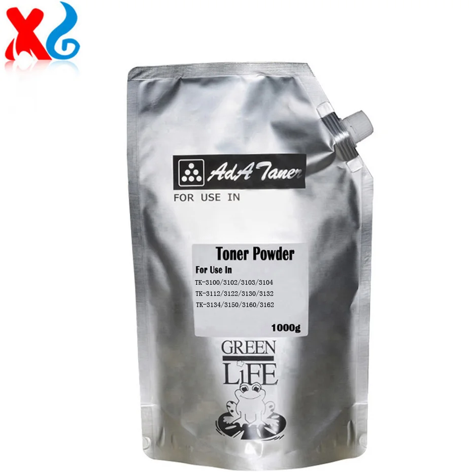 Universal de Recarga de Toner em pó para Kyocera 3102 3103 3104 3110 3112 3122 3132 3134 3150 3160 pó de Recarga Preto 1000g Tk3100