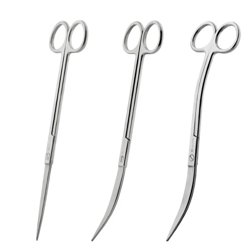 

Aquapro Stainless Steel Aquarium Clipper Scissor Curve Wave Grass Tool Water Grass Cleaning Tools Aquascape Maintenance
