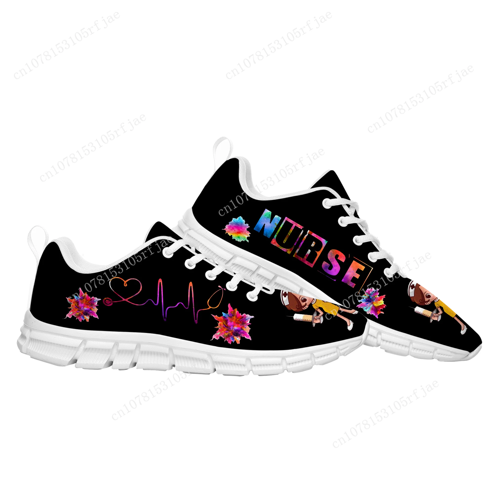 New Nurse Shoes Heart Beat Brand Sports Custom Shoes High Quality Mens Womens Teenager Sneaker Tailor Made Couple Built Shoes