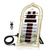 4008 Mosque Clock Wall  Ramadan Islamic LED Azan Clock Quran Bluetooth Muslim Desk Athan Wall Azan Clock 6