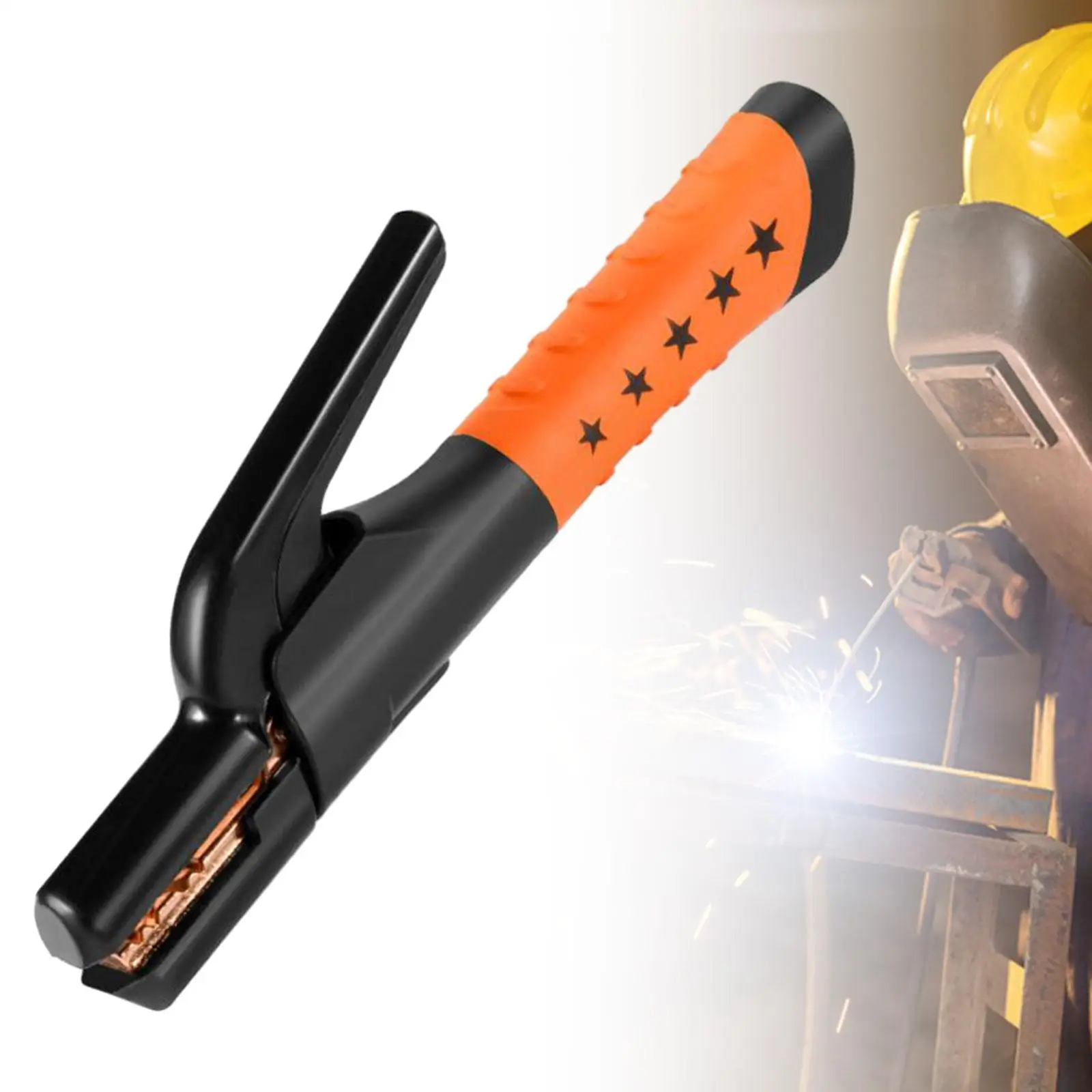 Welding Electrode Holder 500Amp Antidrop Heat Resistant Holder for Ship Factory Maintenance