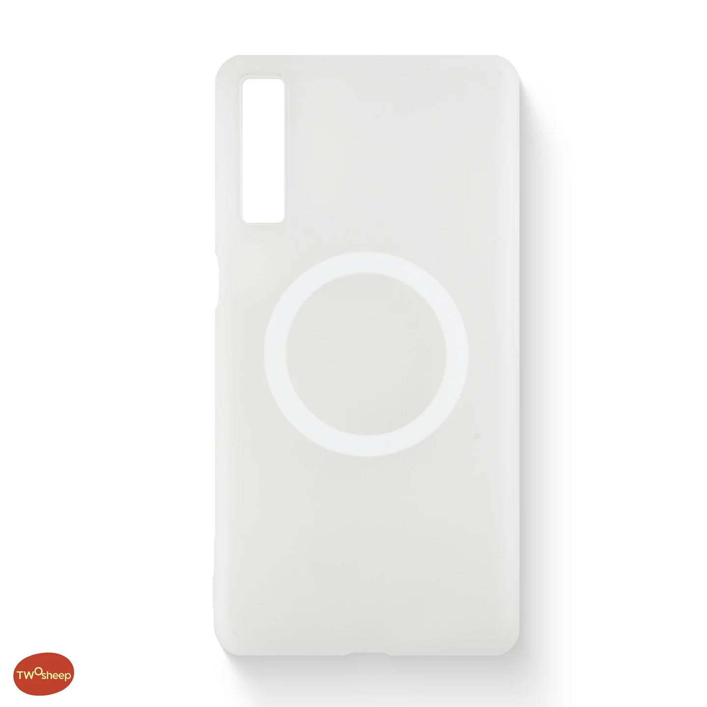 Twosheep Magnetic Matte Frosted Translucent Case with Strong Suction and Anti-Fingerprint TPU Soft Cover