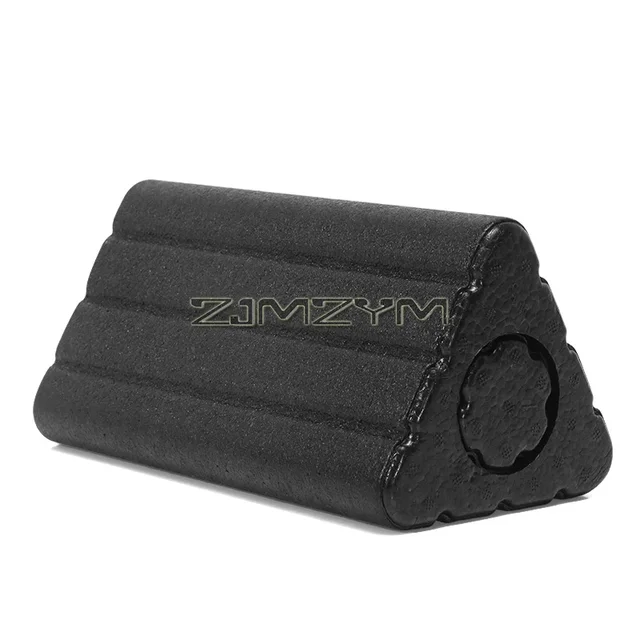 High Density Foam Roller for Exercise and Recover 2 in 1 Triangular Foam Blocks Exercise Roller Foam for Neck, Waist, HIPS, Back 3