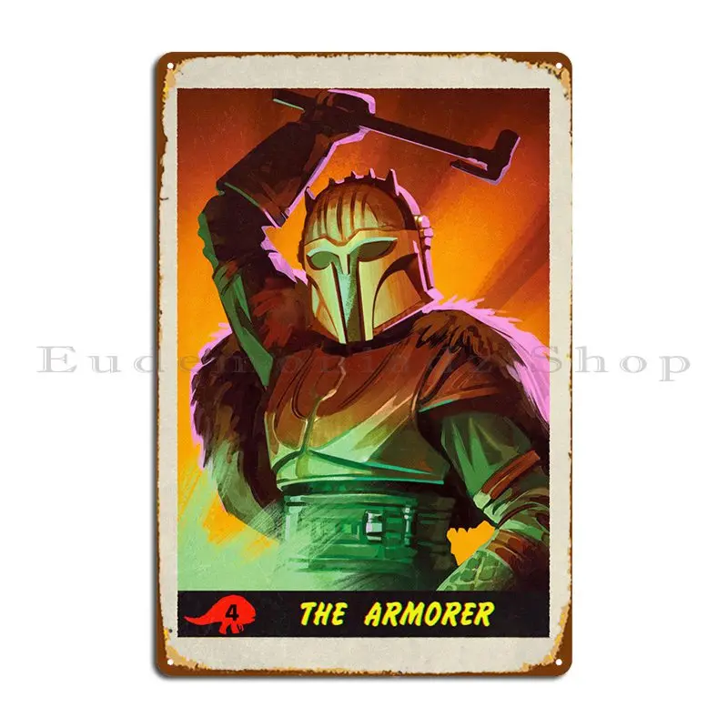 

The Armorer Metal Plaque Wall Cave Designing Living Room Funny Custom Tin Sign Poster