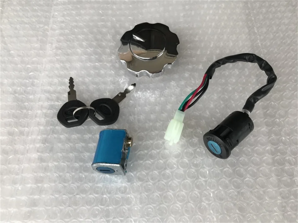 Ignition Switch Gas Cap Steering Lock Keys Set For Honda Rebel 250 - View #7