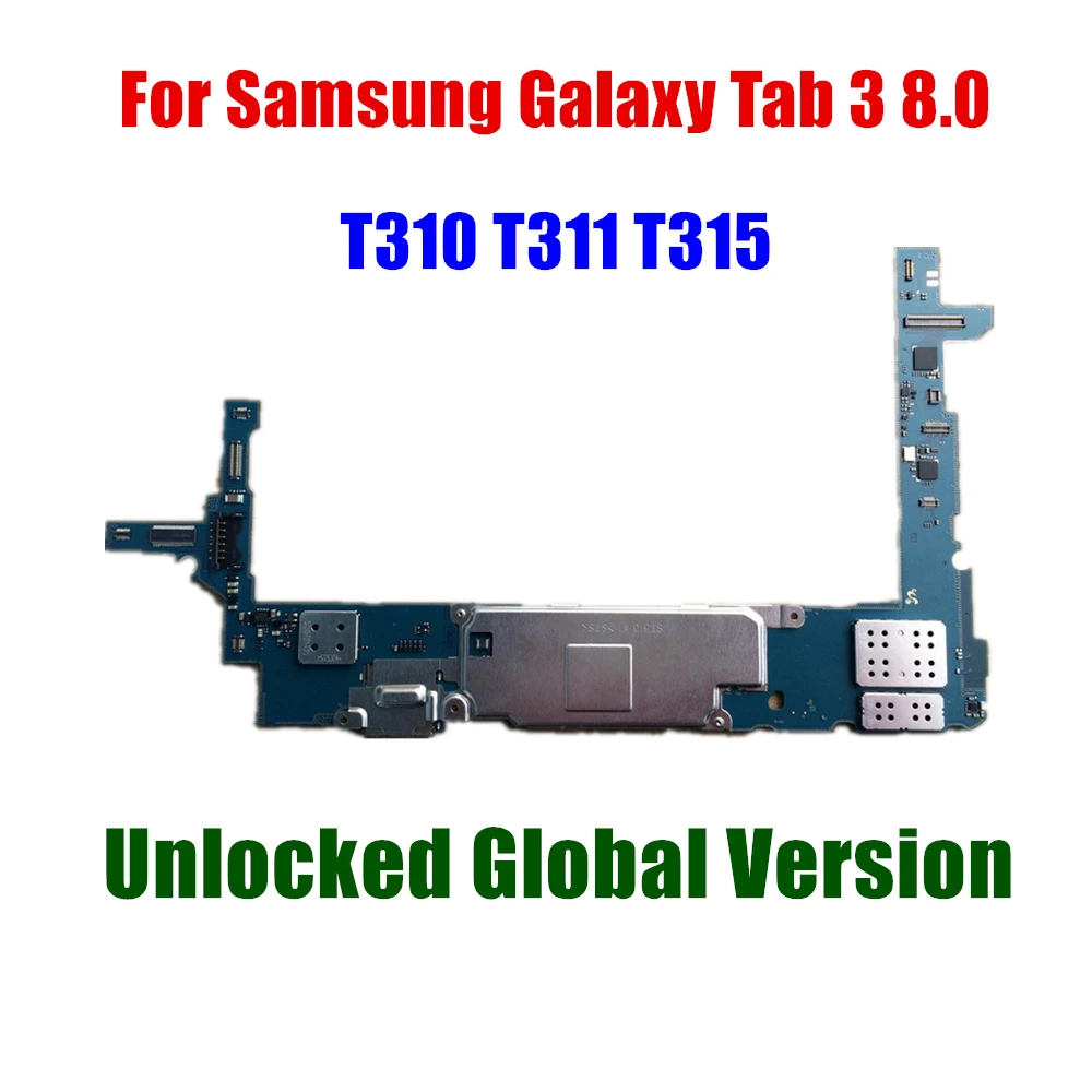 

Full Working Board For Samsung Galaxy Tab 3 8.0 T310 T311 T315 WIFI Unlock Motherboard Logic Mother Board