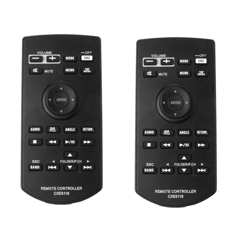 2X Telecomando Sostitutivo Cxe5116 Per Pioneer Avh-1300Nex Avh-X390Bs Avh-2300Nex