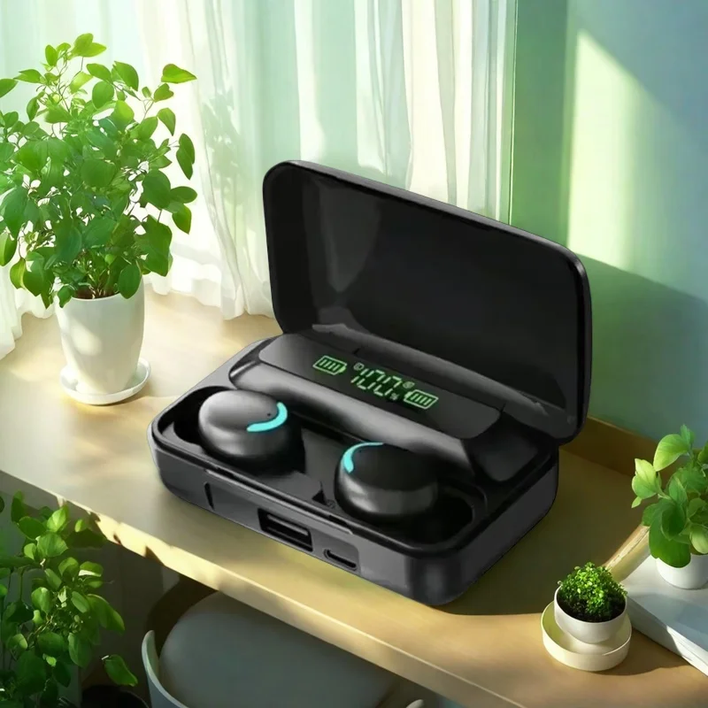 Waterproof Wireless Earbuds with Touch Control and High Bass