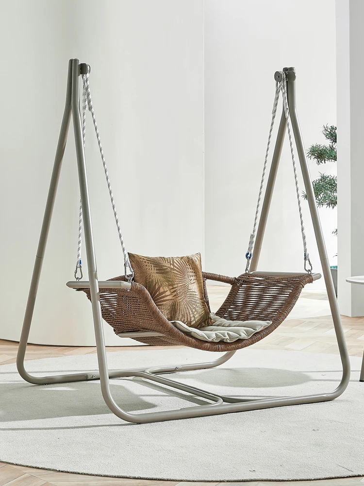 

Customized Swing Outdoor Rocking Chair Chair Courtyard Glider Villa Outdoor Balcony Home Garden to Swing Hammock Hanging Basket