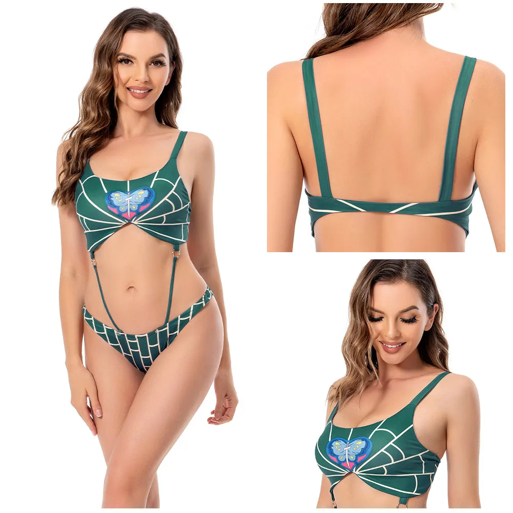 Jojo’s Bizarre Adventure Stone Ocean Jolyne Cujoh Swimsuit Cosplay