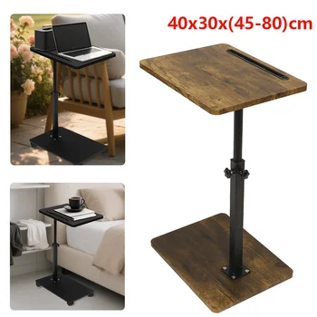 C‑Shaped Mobile Side Table with Wheels 1