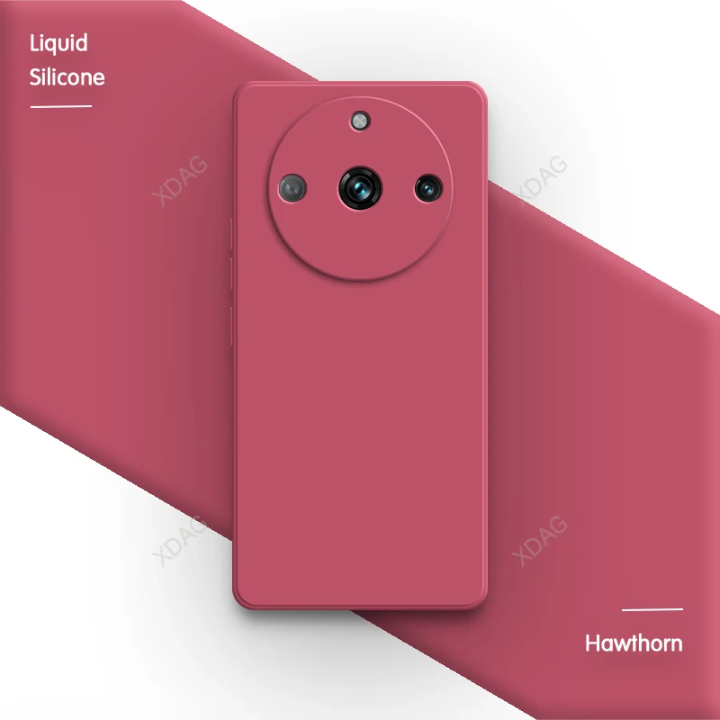 Soft Liquid Silicone Original Back Cover - Basic Phone Case, 6.7