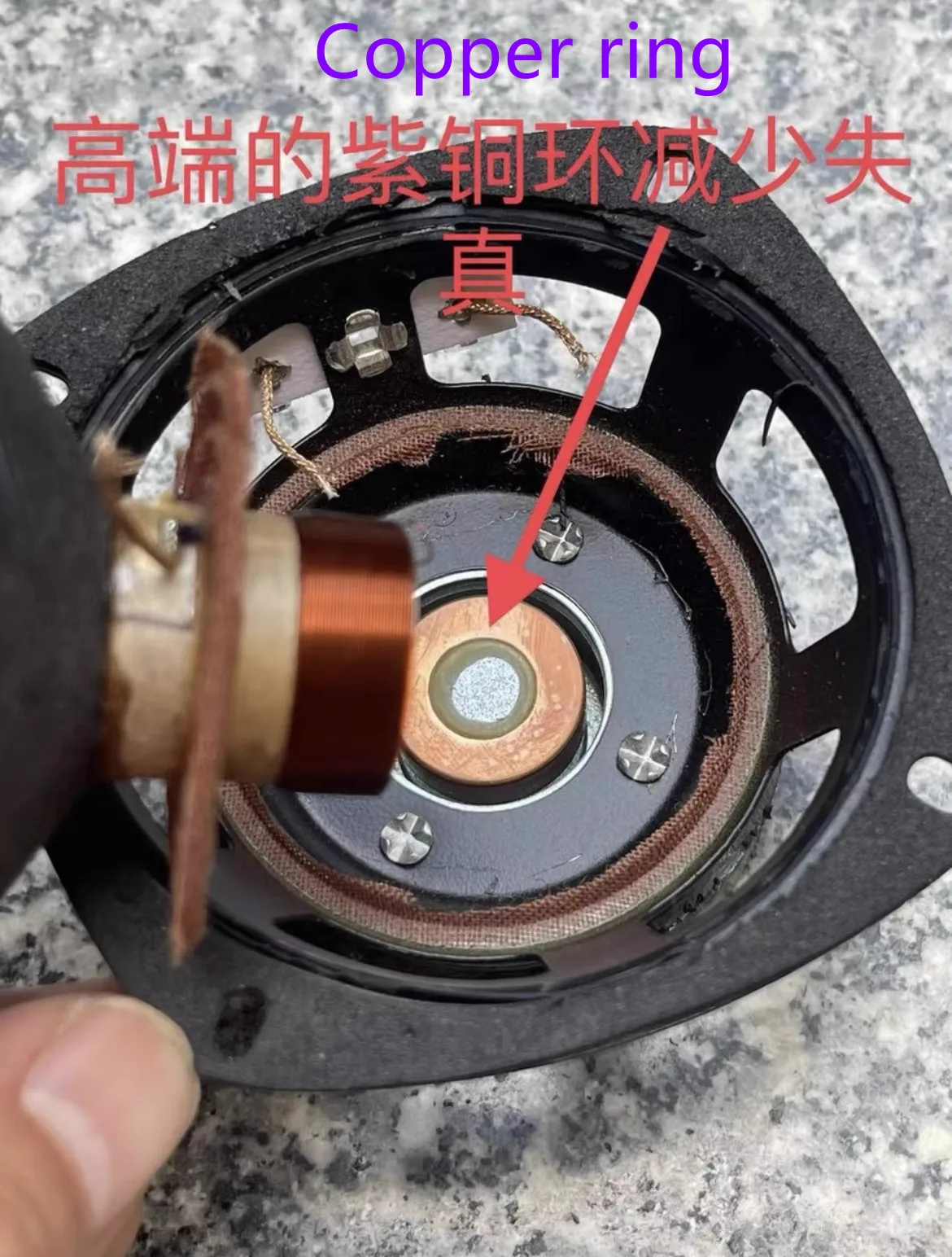 GHXAMP For KIipsch 3 inch 82mm Household Speaker Surround Mid Bass 6ohm 16W Copper ring 2PCS