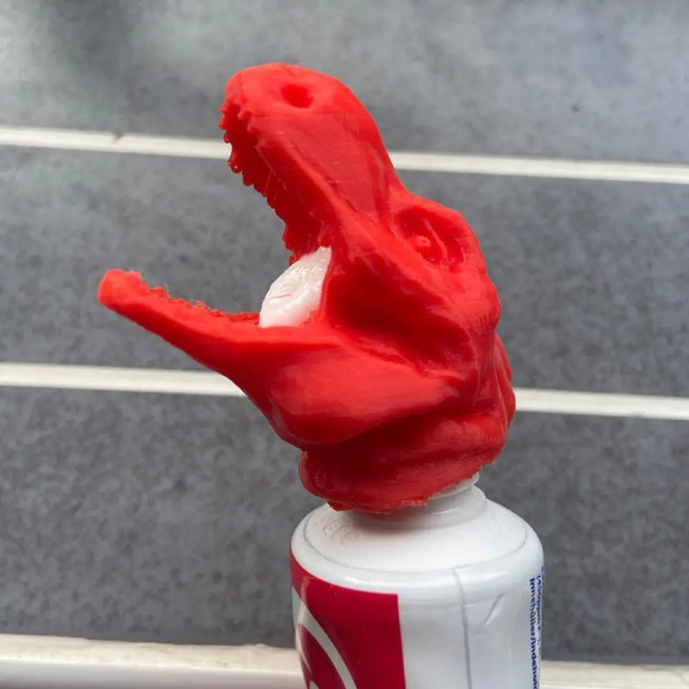 Spoof Toothpaste Cover Toothpaste Topper Lid Dinosaur Lazy Toothpaste
