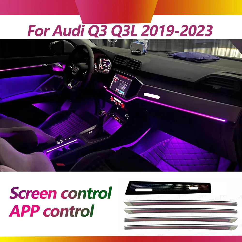 LHD RHD Ambient light For Audi Q3 Q3L 20192023 Atmospher interior