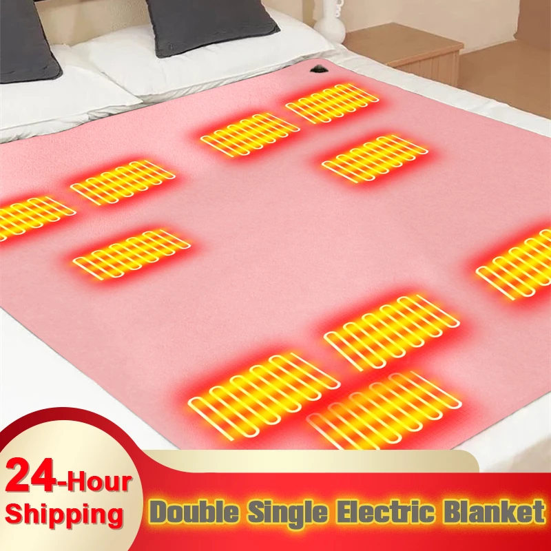 

Коврик с подогревом Usb, плюшевое электрическое одеяло, Usb-коврик для кемпинга на открытом воздухе, подогреваемый коврик для сна, грелка для дома