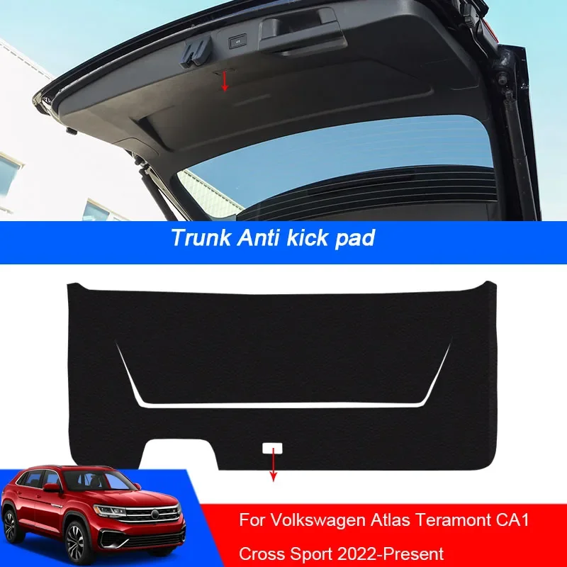 

Car Anti-kick Carbon Trunk Pad Weather Dustproof Protect Tailgate StickerFor Volkswagen Atlas Teramont CA1 Cross Sport 2022-2025