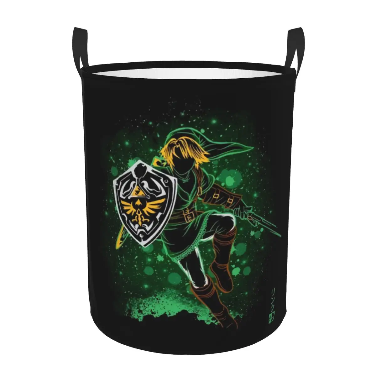 Smash Collection Laundry Basket Collapsible Game The Legend of Zeldas Clothes Hamper Baby Kids Toys Storage Bag
