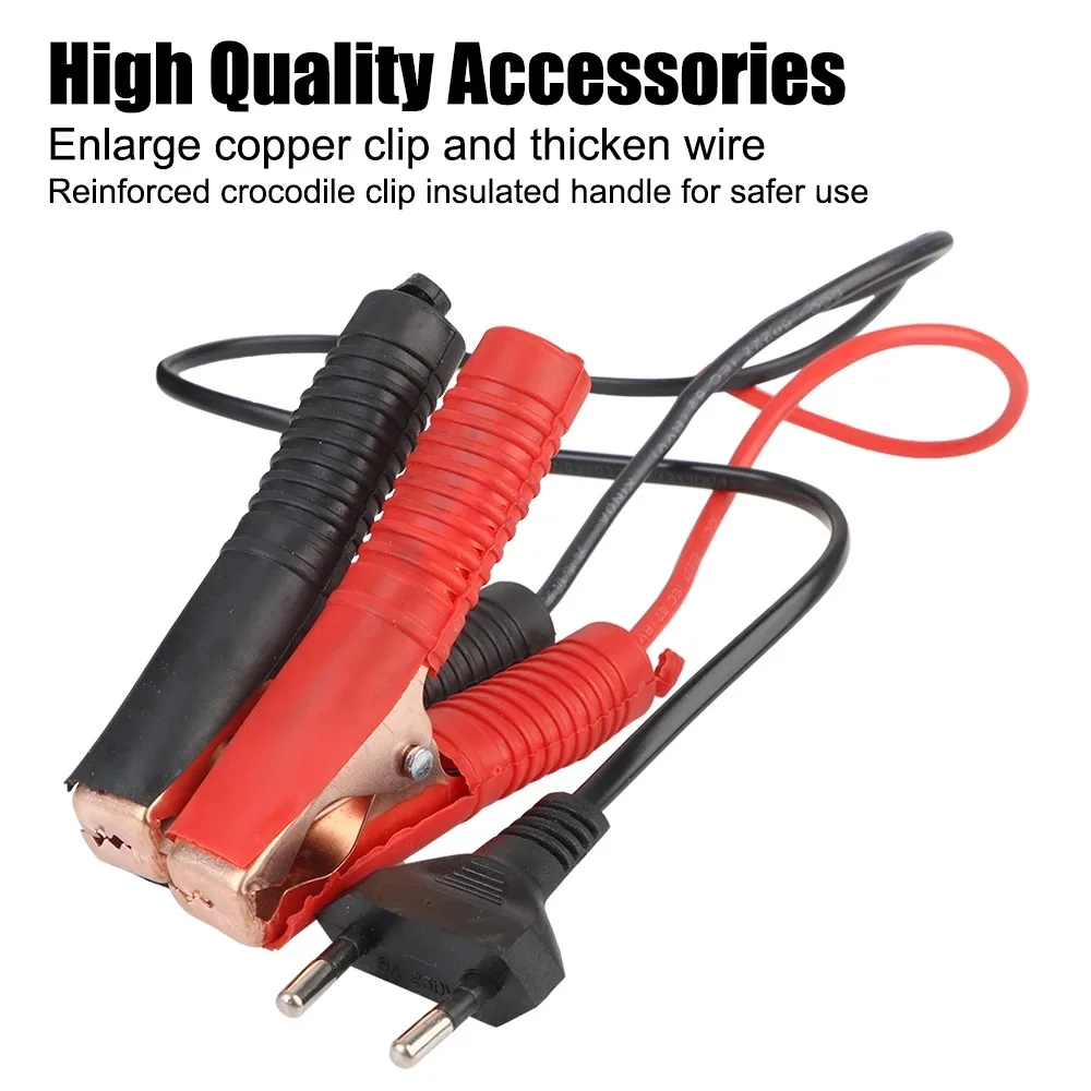 Battery Tender Plus Automatic Car Battery Charger 12V/24V 220W EU Plug Pulse Repair Intelligent LCD Display battery charger
