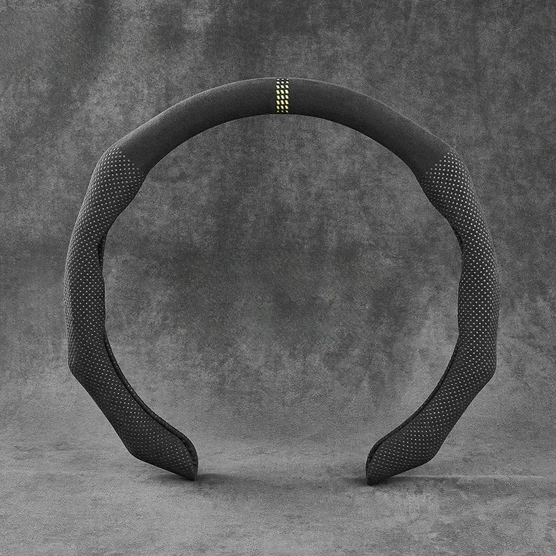 

Автомобильный замшевый чехол на руль для Geely геометрический C Monjaro Coolray Tugella Okavango GX3 Atlas Emgrand EC7 GC6 GC9 CK EC8