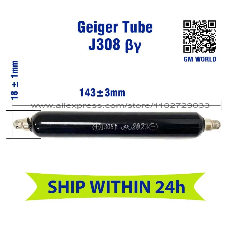 J705 high sensitivity Geiger tube use for portable Geiger counter nuclear radiation detection sensor GM tube 5